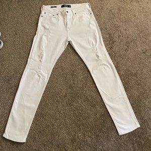Barely Used Hollister White Skinny Jeans